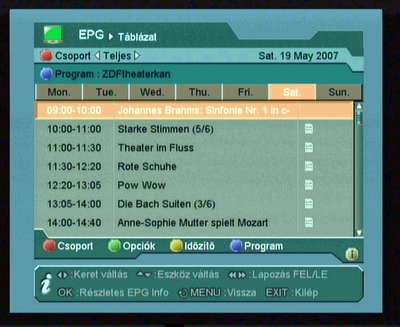 Opticum 7100CR EPG